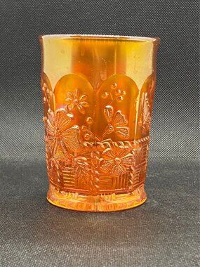 Northwood Springtime Marigold Carnival Glass